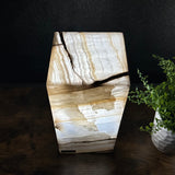 White Onyx Lamp Pair