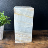 White Onyx Lamp Pair