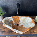 Rustic Green Onyx Sink