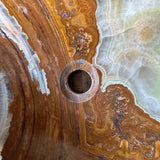 Rustic Green Onyx Sink