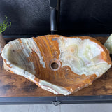 Rustic Green Onyx Sink