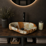 Rustic Green Onyx Sink