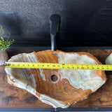 Rustic Green Onyx Sink