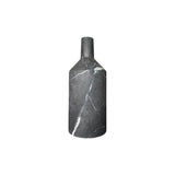 Handmade Black Marble Vase | Modern Stone Flower Vase | Minimalist Home Decor | Luxury Natural Marble Bottle Vase | Sculptural Table Decor