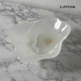 Small Translucent Onyx Stone Bowl | Decorative Handmade Catchall Bowl for Keys, Jewelry, Coins | Natural Stone Home Decor | Home Decor