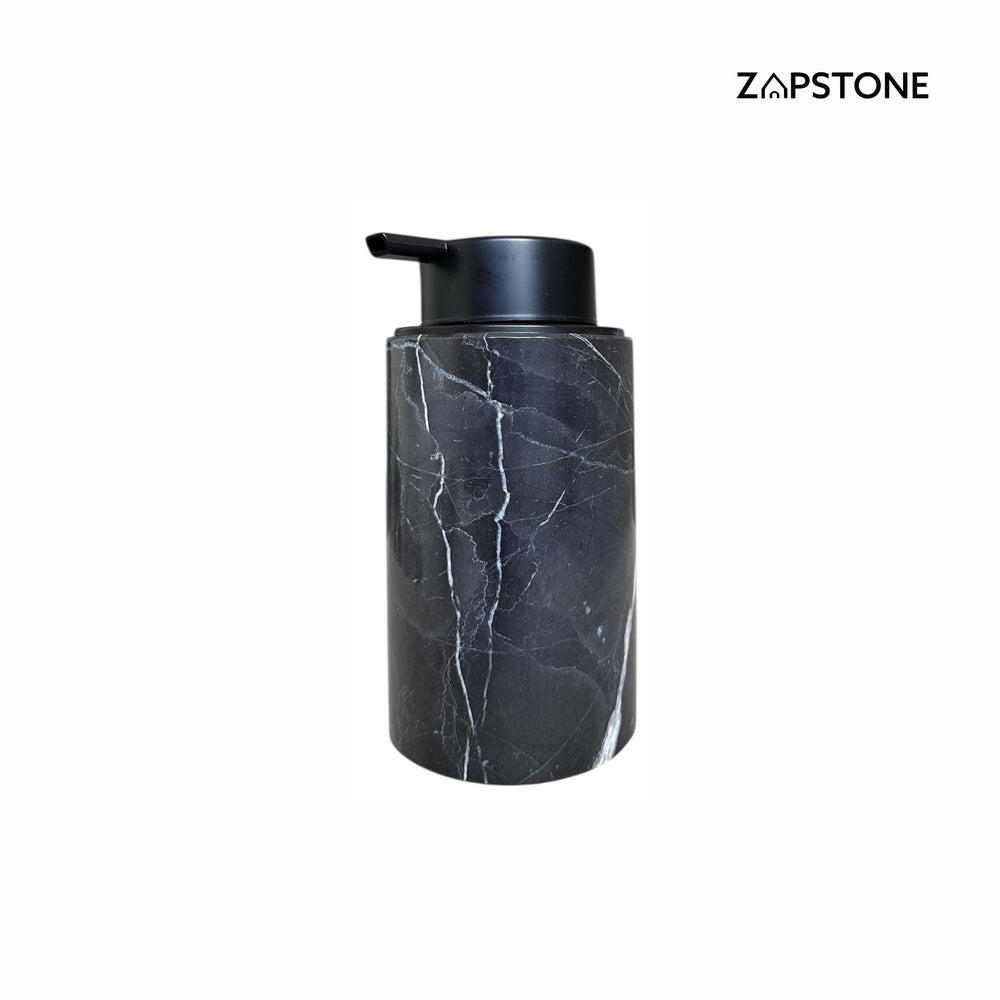 Marble Soap Dispenser – Luxury Bathroom Decor, Modern Stone Lotion Pump, Minimalist Vanity Accessory