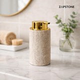 Marble Soap Dispenser – Luxury Bathroom Decor, Modern Stone Lotion Pump, Minimalist Vanity Accessory