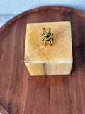 Caja de Joyería de Ónix Amarillo | Caja de Piedra Hecha a Mano | Almacenamiento de Lujo para Recuerdos, Regalo