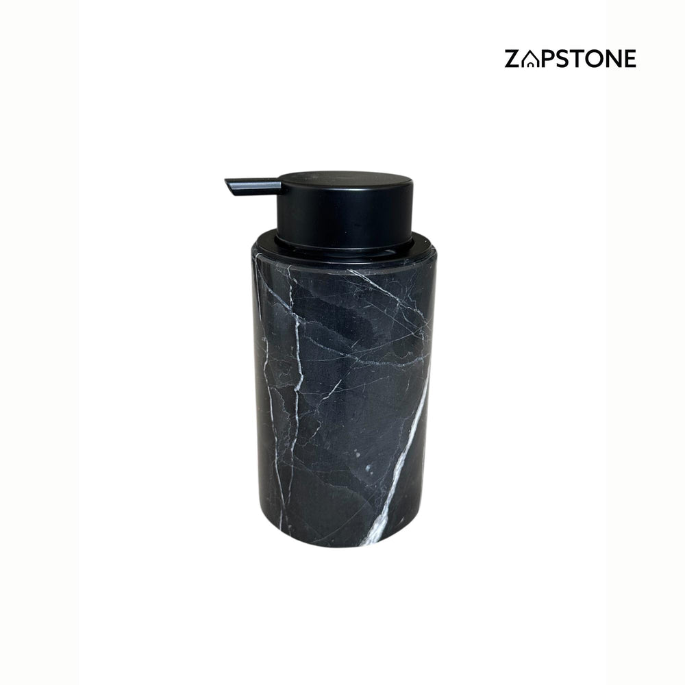 Marble Soap Dispenser – Luxury Bathroom Decor, Modern Stone Lotion Pump, Minimalist Vanity Accessory