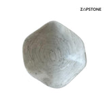 Tazón de Mármol de Lujo – Pieza Central Irregular de Piedra Natural | Tazón Decorativo Mate Hecho a Mano