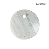 Tabla de Quesos de Mármol Blanco 11.8" | Tabla de Charcutería Hecha a Mano | Tabla de Piedra Natural