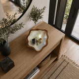 Handmade Green Onyx Bowl – Luxury Natural Stone Catchall, Sculptural Decorative Centerpiece (Piece I)