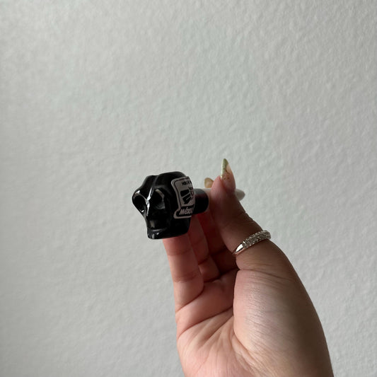 Pipa de Tabaco de Calavera de Mármol | Pipa de Piedra Natural de Lujo | Pipa Decorativa | Hecha a Mano | Regalo Único para Él
