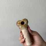 Pipa de Tabaco de Pene de Travertino y Ónix | Pipa de Piedra Natural de Lujo | Pipa Decorativa | Hecha a Mano | Regalo Único para Él