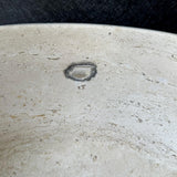 Travertine Round Vessel Sink, Natural Handcrafted Stone Bathroom Basin, Luxury Modern Vanity Sink, One-of-a-Kind Artisan Sink
