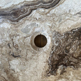 Beige Onyx Stone Sink | Natural Stone Vessel Sink | Modern Wabi Sabi | Rustic Luxury Sink