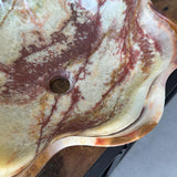 Green Onyx Stone Sink | Natural Stone Vessel Sink | Modern Irregular Handmade Onyx Basin | Luxury Vanity Top Bowl Sink