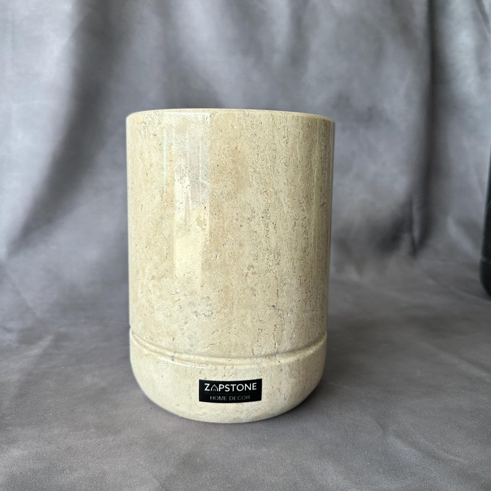 Marble and Onyx Wine Chiller | Natural Stone Bottle Cooler | Luxury Statement Piece