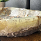 Rustic Green Onyx Bathroom Vessel Sink | Luxury Sink | Unique Hand Carved Onyx Vanity Sink – Natural Stone