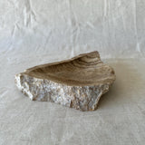 Luxury Beige Onyx Bowl – Natural Stone Catchall Dish – Handmade Natural Onyx Decor