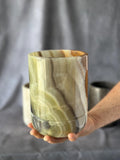 Marble and Onyx Wine Chiller | Natural Stone Bottle Cooler | Luxury Statement Piece