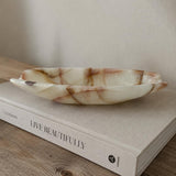Natural Onyx Canopy Bowl – Luxury Stone Centerpiece, Minimalist Coffee Table Decor, Modern Organic Home Accent