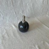 Black Marble Soap Dispenser – Luxury Bathroom Decor, Modern Stone Lotion Pump, Minimalist Vanity Accessory