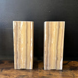 Handmade Pair of Onyx Table Lamps | Luxury Bedside Table Lamp | High End Bedside Decor | Modern Elegant Home Lighting