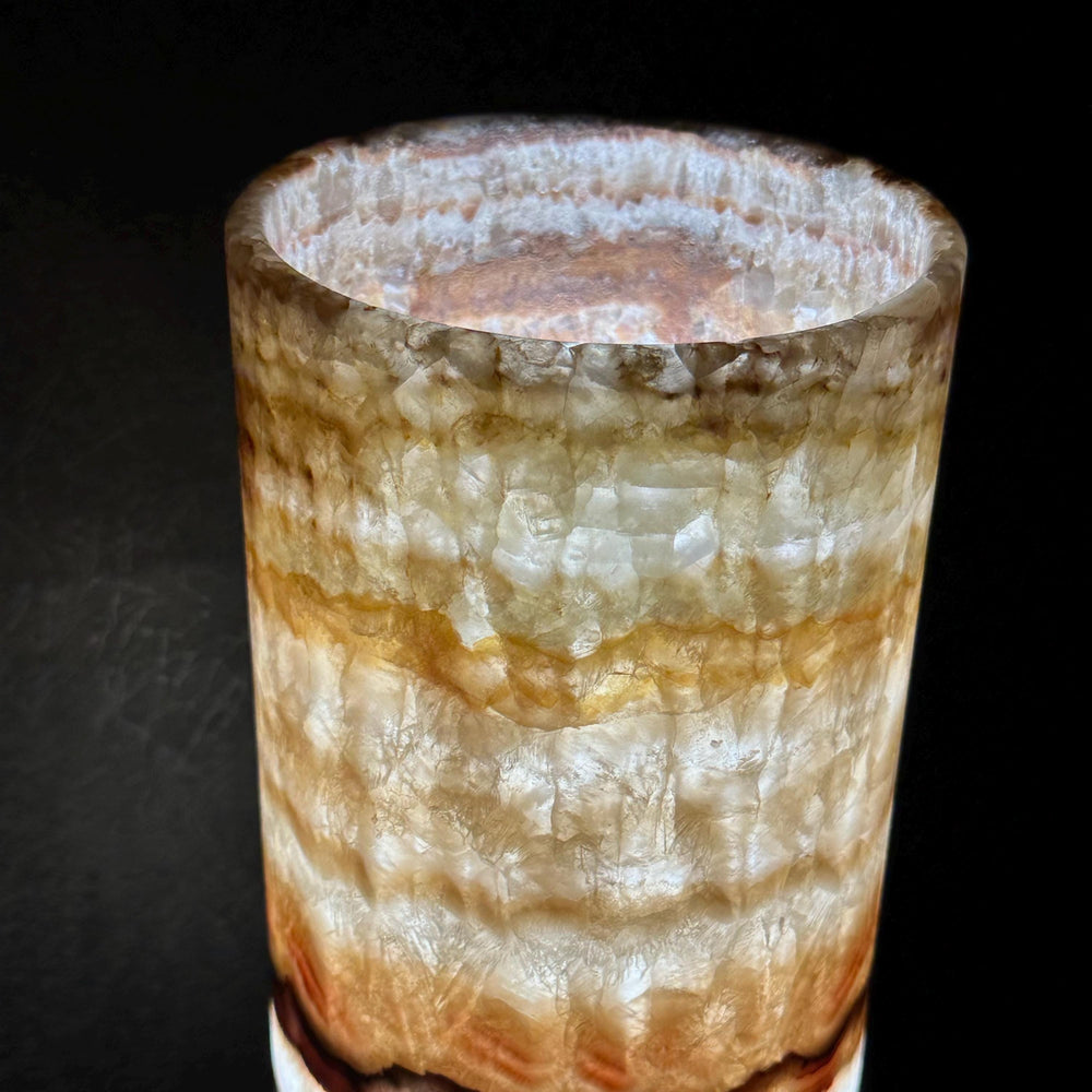 Handmade Onyx Table Lamp | Luxury Bedside Table Lamp | High End Housewarming Gift | Healing Crystal Decor
