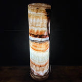 Handmade Onyx Table Lamp | Luxury Bedside Table Lamp | High End Housewarming Gift | Healing Crystal Decor