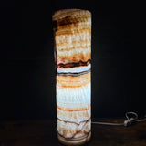 Handmade Onyx Table Lamp | Luxury Bedside Table Lamp | High End Housewarming Gift | Healing Crystal Decor