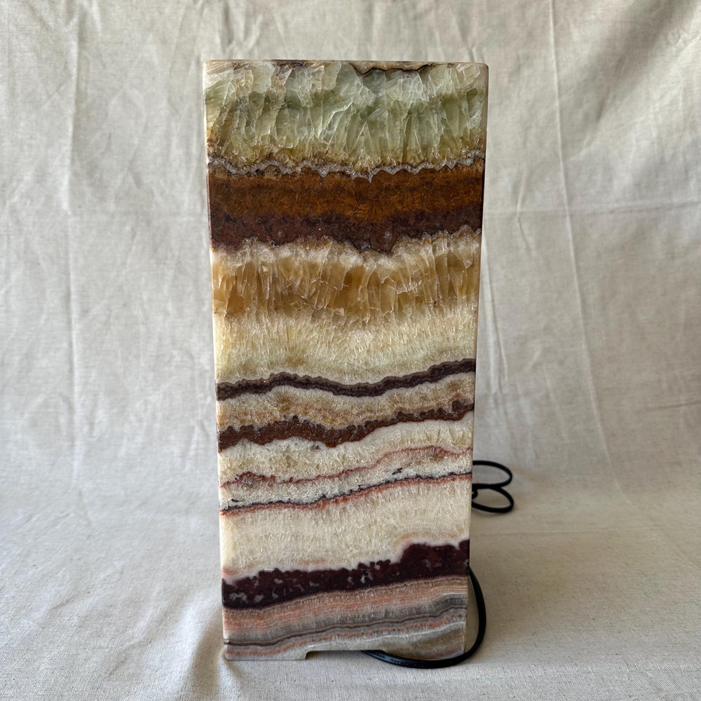 Onyx Table Lamp | Luxury Bedside Table Lamp | High End Housewarming Gift | Healing Crystal Decor