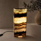Onyx Table Lamp | Luxury Bedside Table Lamp | High End Housewarming Gift | Healing Crystal Decor