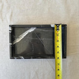 Natural Black Marble Organizer Tray for Keys, Jewelry, and Accessories