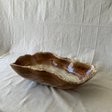 Handmade Live Edge Green Onyx Bowl – Luxury Natural Stone Catchall, Decorative Centerpiece | Key Holder, Jewelry Holder, Accent Piece