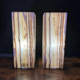Handmade Pair of Onyx Table Lamps | Luxury Bedside Table Lamp | High End Bedside Decor | Modern Elegant Home Lighting
