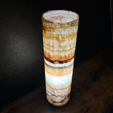 Handmade Onyx Table Lamp | Luxury Bedside Table Lamp | High End Housewarming Gift | Healing Crystal Decor