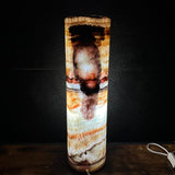 Handmade Onyx Table Lamp | Luxury Bedside Table Lamp | High End Housewarming Gift | Healing Crystal Decor