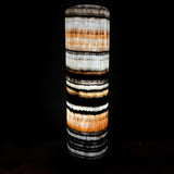 Handmade Banded Onyx Table Lamp | Luxury Bedside Table Lamp | High End Housewarming Gift | Healing Crystal Decor