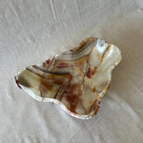 Natural Onyx Bowl – Luxury Stone Centerpiece, Minimalist Coffee Table Decor, Modern Organic Home Accent