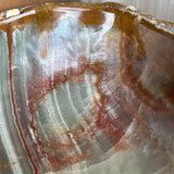 Rustic Green Onyx Stone Sink | Handmade & Natural | Luxury