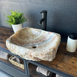 Rustic Beige Onyx Sink
