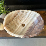 Rustic Onyx Sink Pair