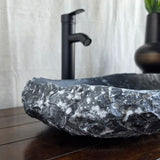 Rustic Gray Marble Stone Sink | Handmade & Natural | Luxury