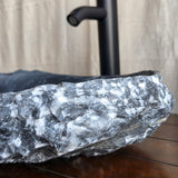 Rustic Gray Marble Stone Sink | Handmade & Natural | Luxury