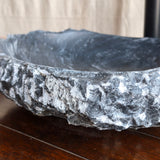 Rustic Gray Marble Stone Sink | Handmade & Natural | Luxury