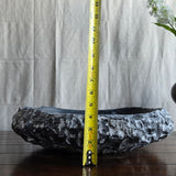 Rustic Gray Marble Stone Sink | Handmade & Natural | Luxury