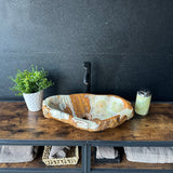 Rustic Green Onyx Sink