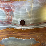 Rustic Green Onyx Stone Sink | Handmade & Natural | Luxury