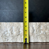 Rustic Rectangular Travertine Sink | Wabi Sabi | Handmade